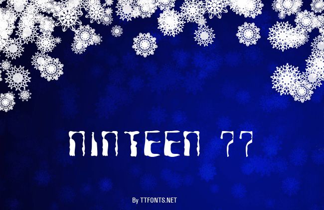 Ninteen 77 example