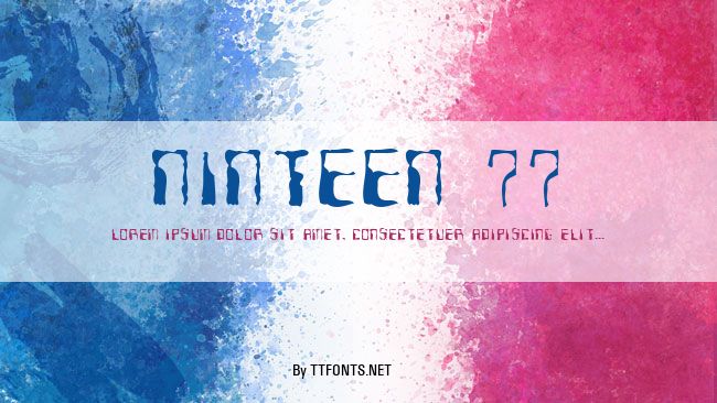 Ninteen 77 example
