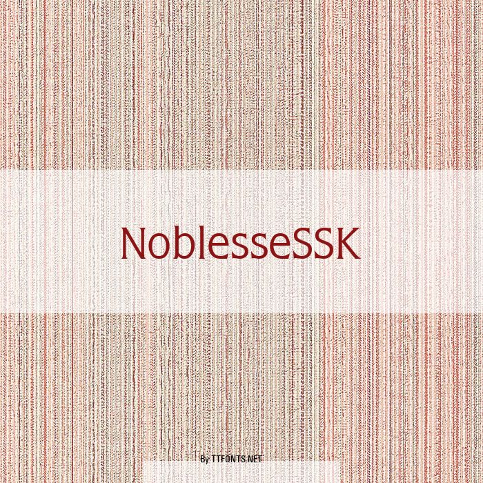 NoblesseSSK example