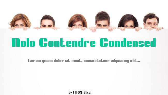 Nolo Contendre Condensed example