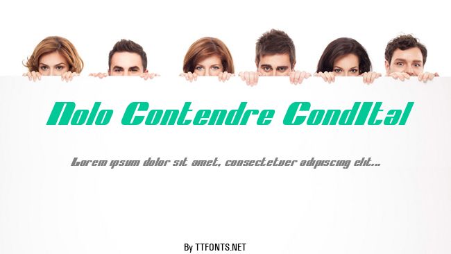 Nolo Contendre CondItal example