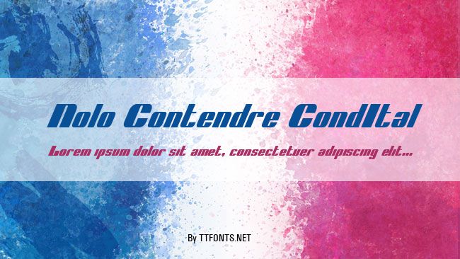 Nolo Contendre CondItal example