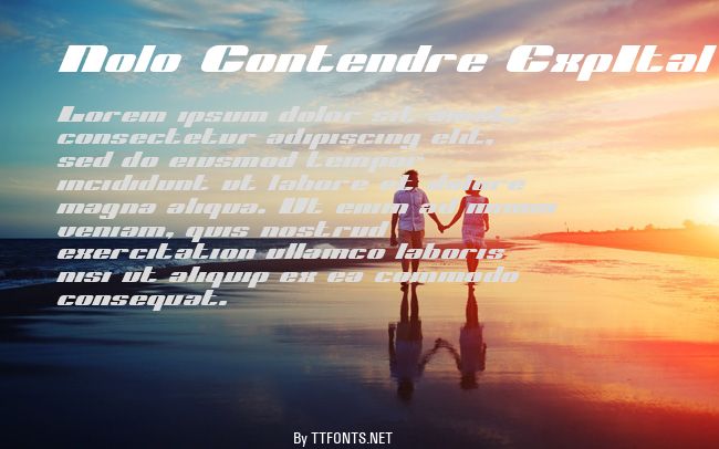 Nolo Contendre ExpItal example