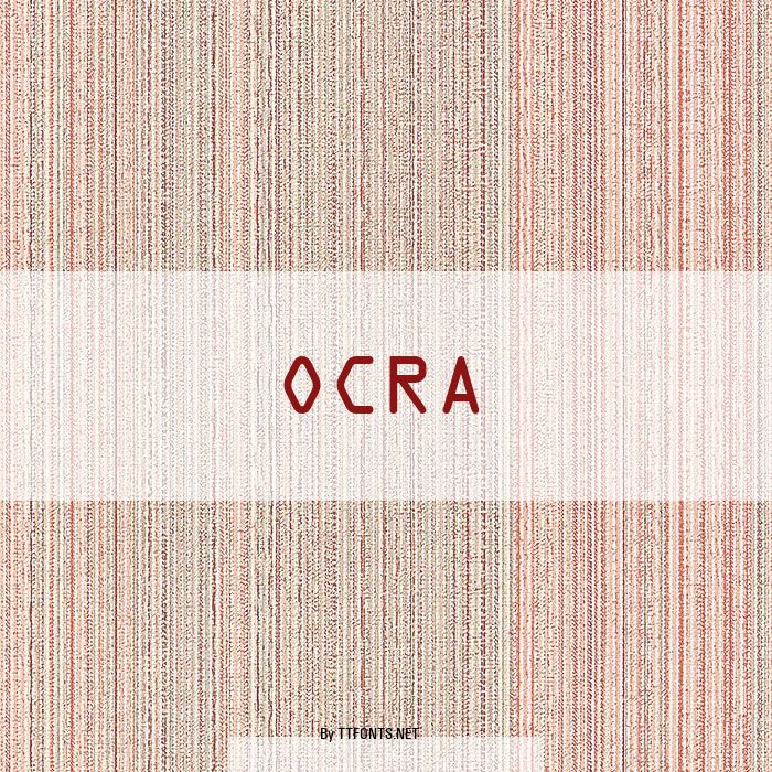 OCRA example