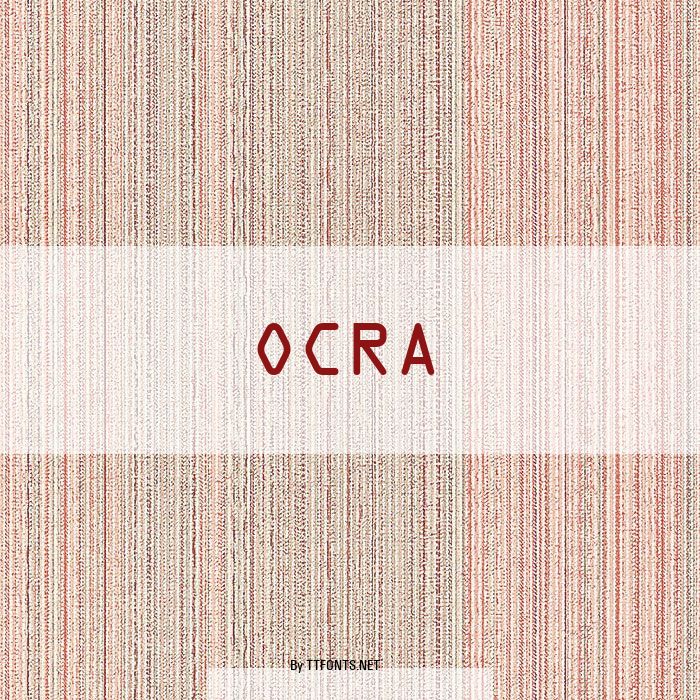 OCRA example