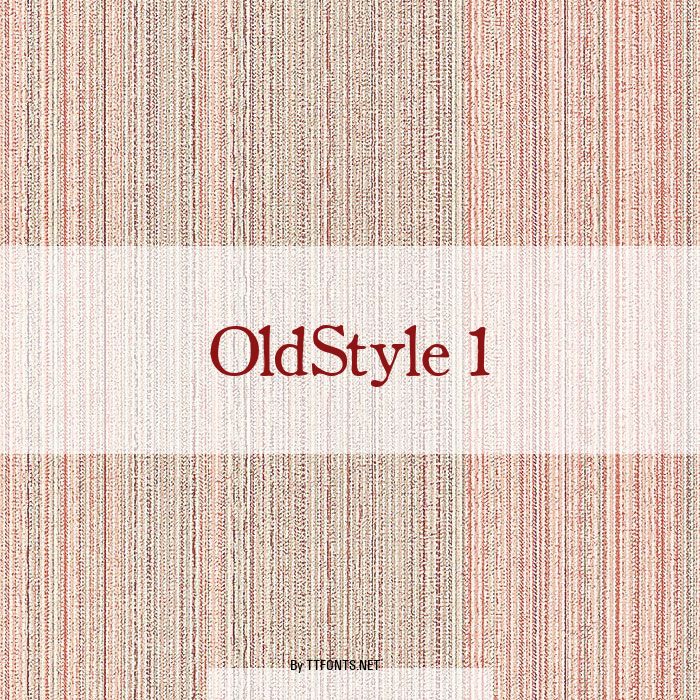 OldStyle 1 example