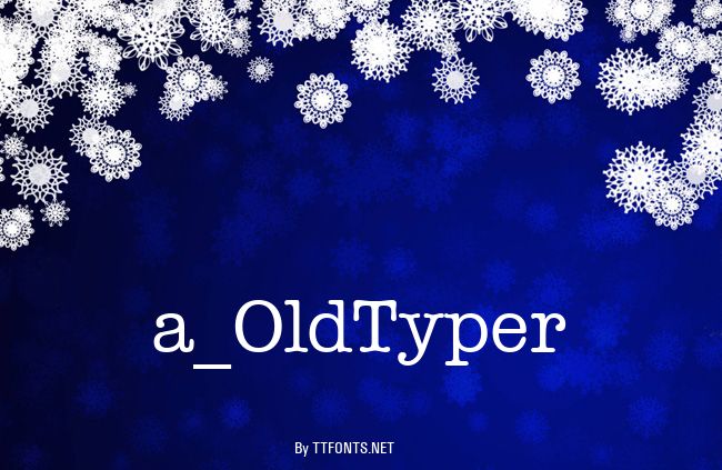 a_OldTyper example