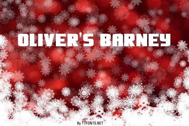 Oliver's Barney example