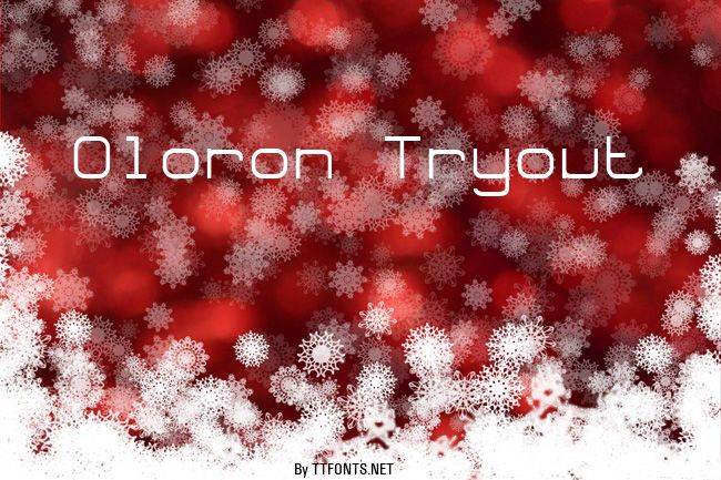 Oloron Tryout example