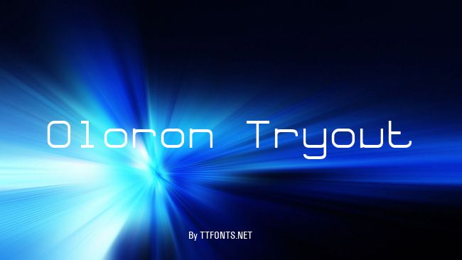 Oloron Tryout example