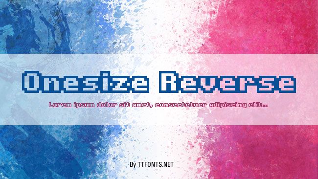 Onesize Reverse example
