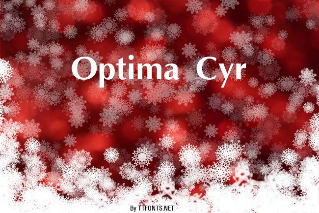 Optima Cyr example