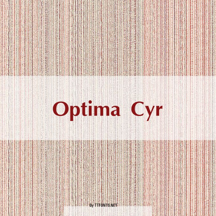 Optima Cyr example