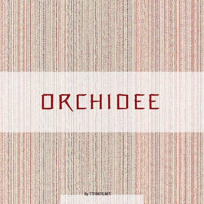 Orchidee example