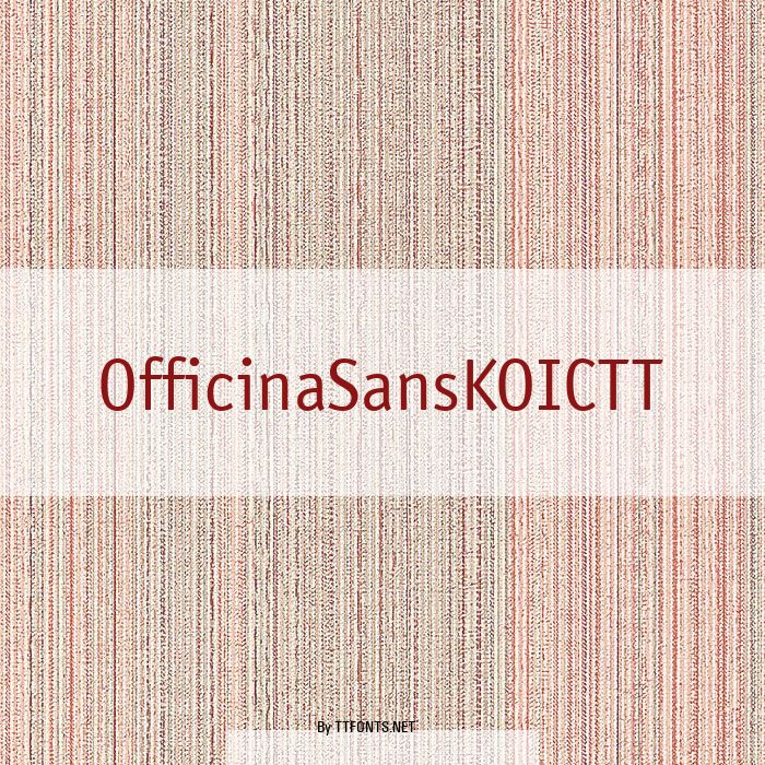 OfficinaSansKOICTT example