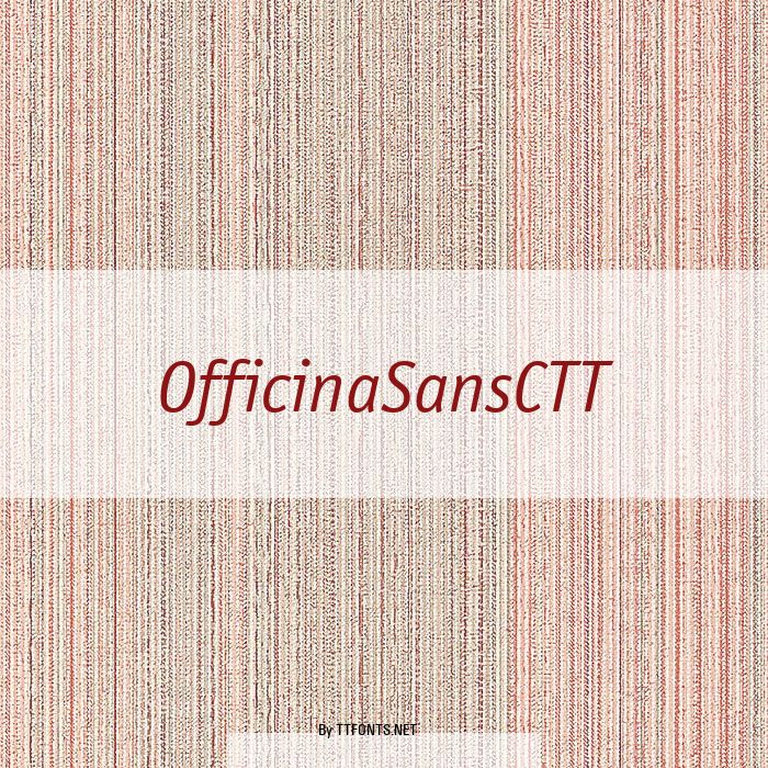 OfficinaSansCTT example