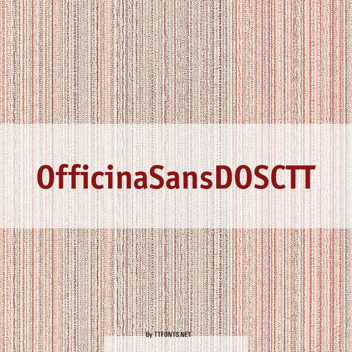 OfficinaSansDOSCTT example
