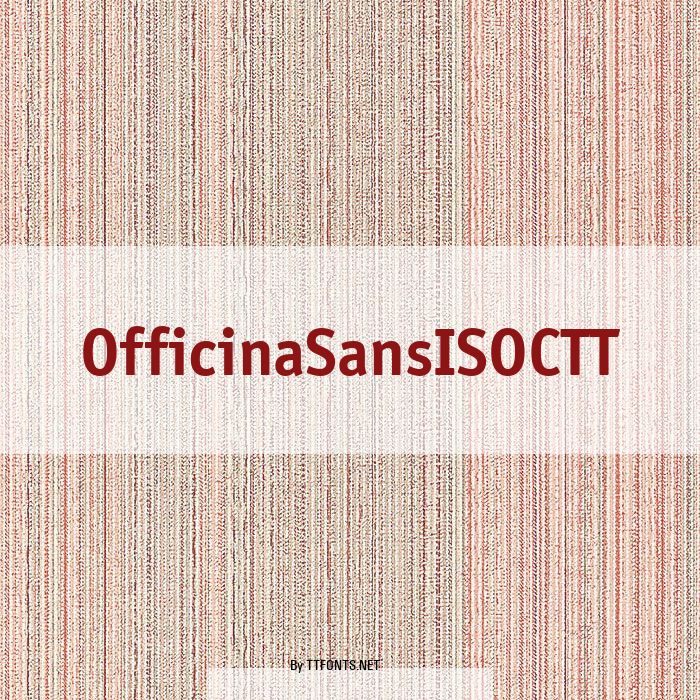 OfficinaSansISOCTT example