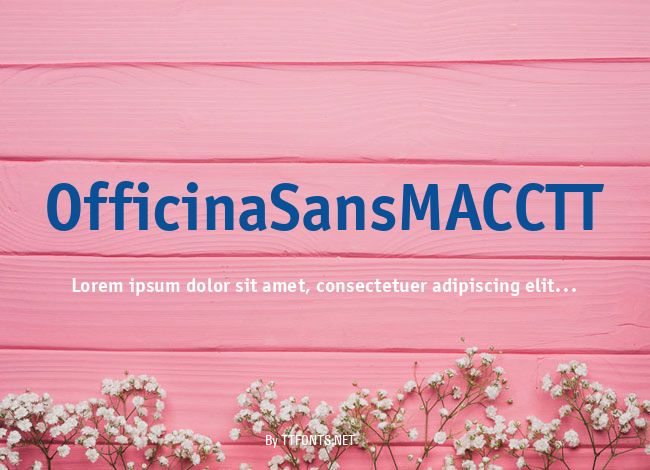 OfficinaSansMACCTT example