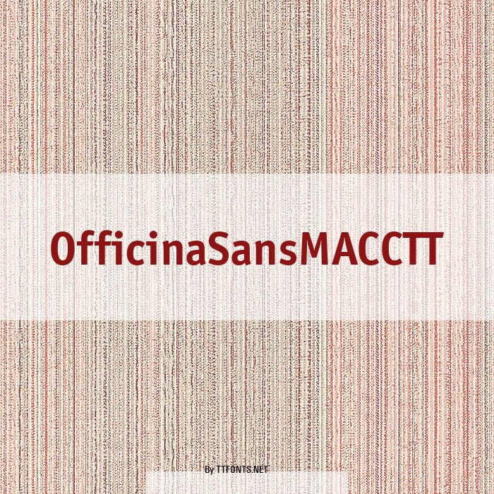 OfficinaSansMACCTT example