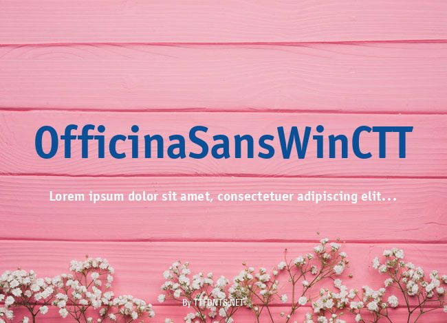 OfficinaSansWinCTT example