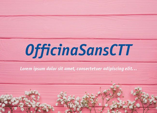OfficinaSansCTT example