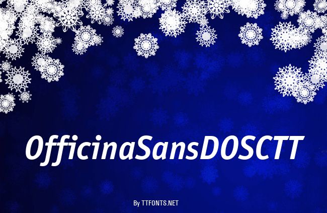 OfficinaSansDOSCTT example