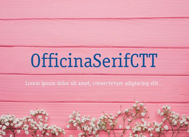 OfficinaSerifCTT example