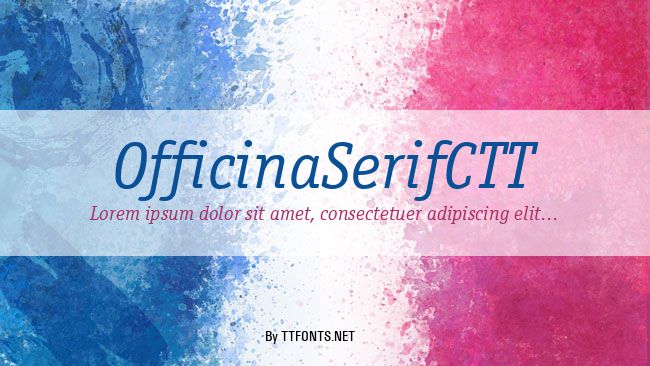 OfficinaSerifCTT example