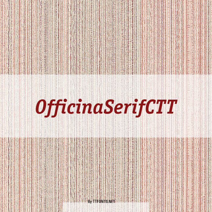 OfficinaSerifCTT example