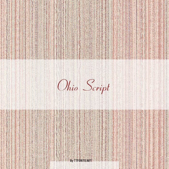 Ohio Script example