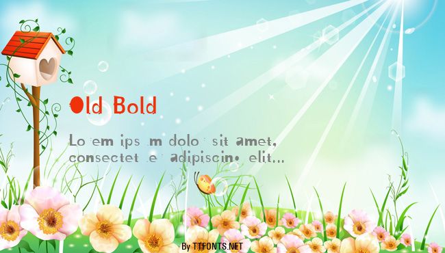 Old Bold example