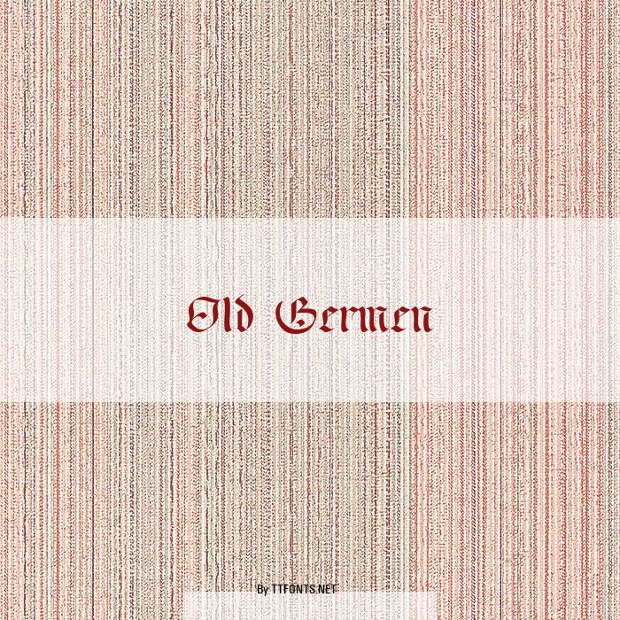 Old Germen example