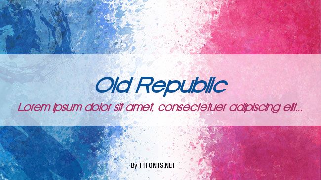 Old Republic example