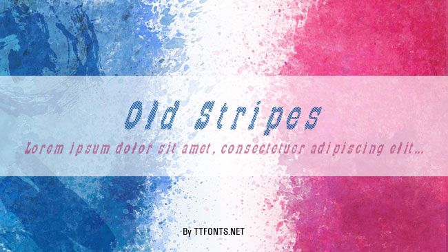 Old Stripes example