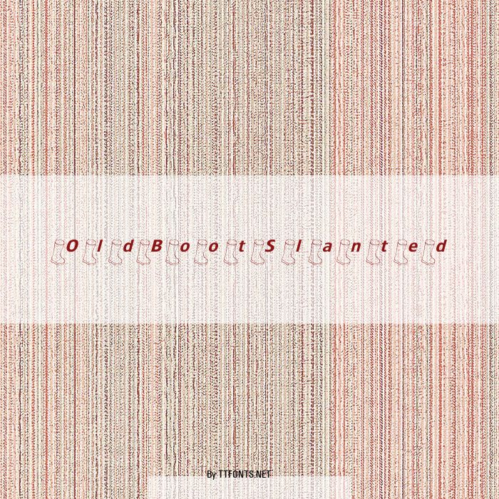 OldBootSlanted example
