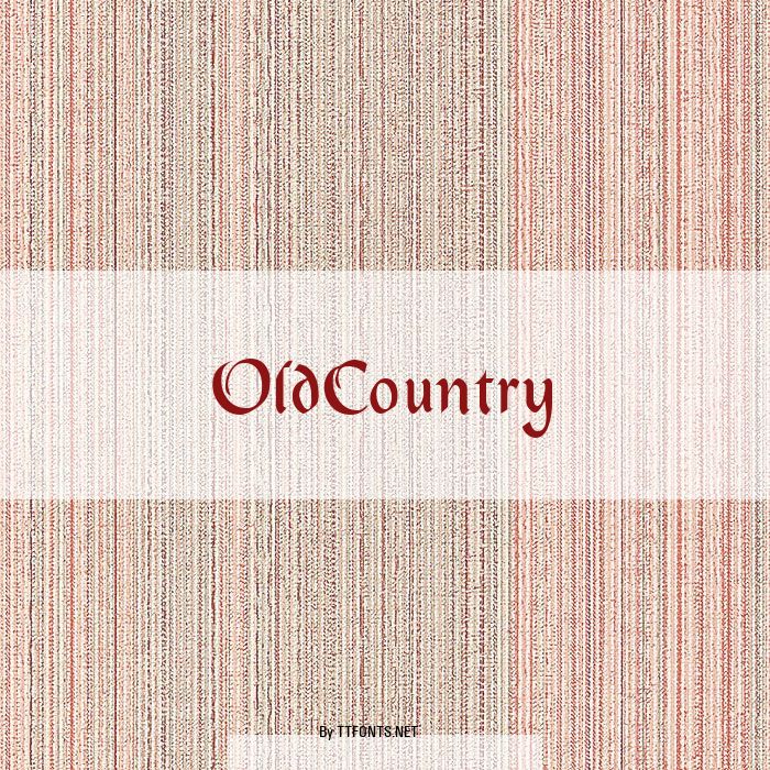 OldCountry example
