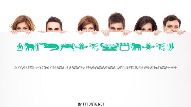 OldEgyptGlyphs example