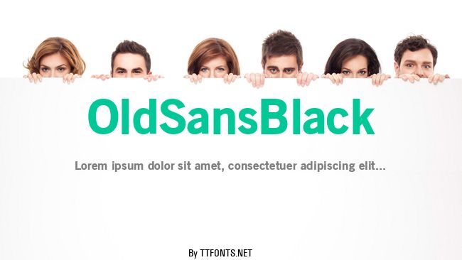 OldSansBlack example