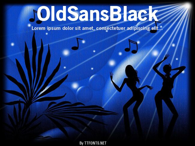 OldSansBlack example