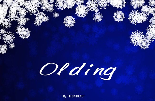 Olding example