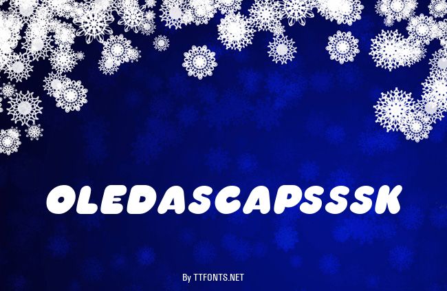 OledaSCapsSSK example