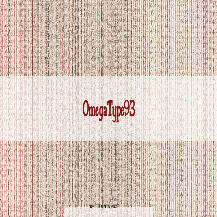 OmegaType93 example
