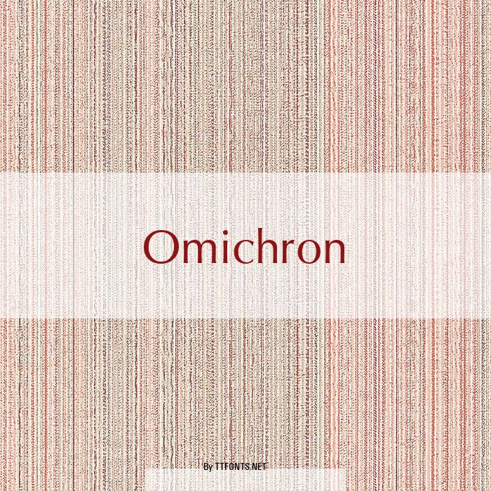 Omichron example