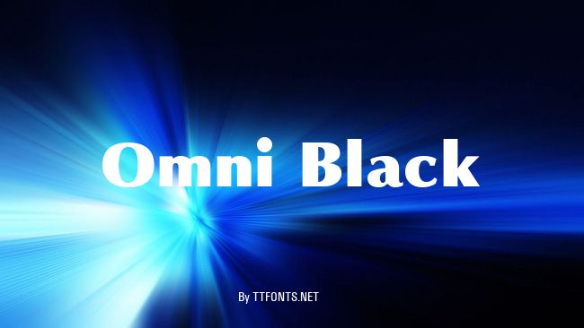Omni Black example