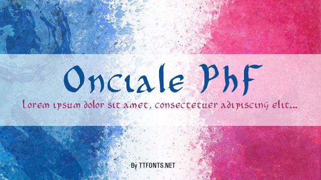 Onciale PhF example