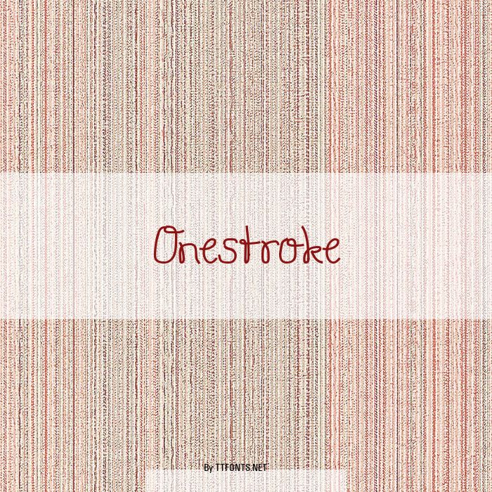 Onestroke example