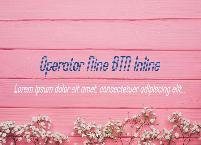 Operator Nine BTN Inline example