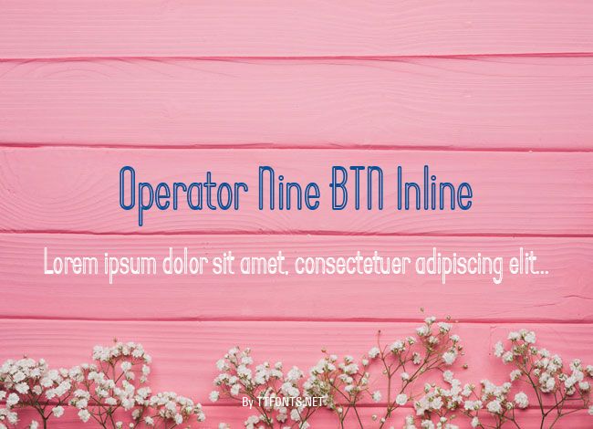 Operator Nine BTN Inline example