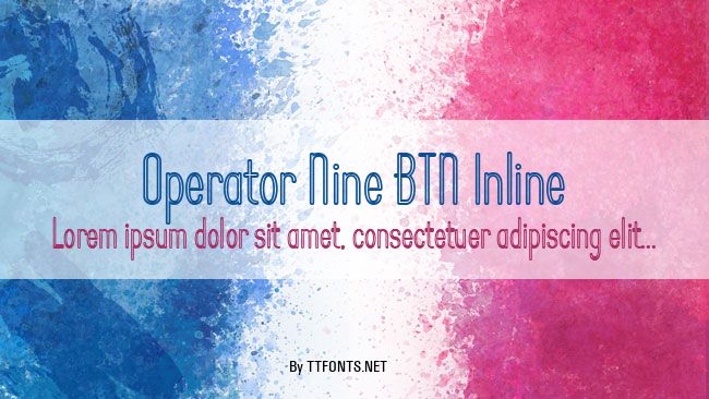 Operator Nine BTN Inline example